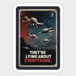 New Jersey Drones UFO Sticker